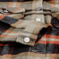 Geometric Plaid Print Pocketed Shacket