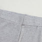 Solid Color Slim Shorts Set