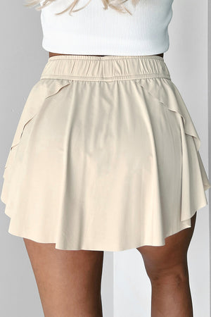 High Waist Lined Tennis Skorts