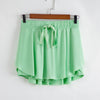 High Waist Lined Tennis Skorts - Lime