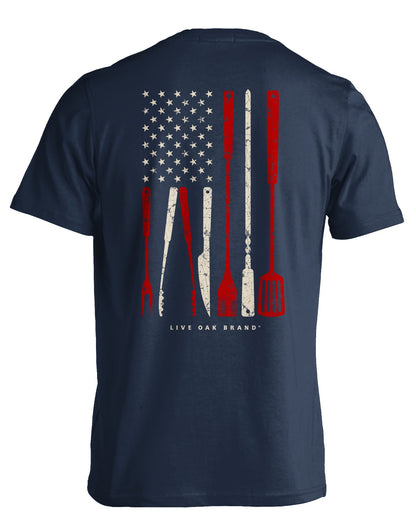 American BBQ Flag Tee