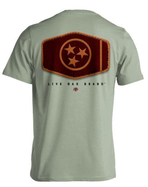Leather Flag "Tn" Live Oak