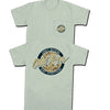 80s Camo Circle Pocket Tee - Light Green