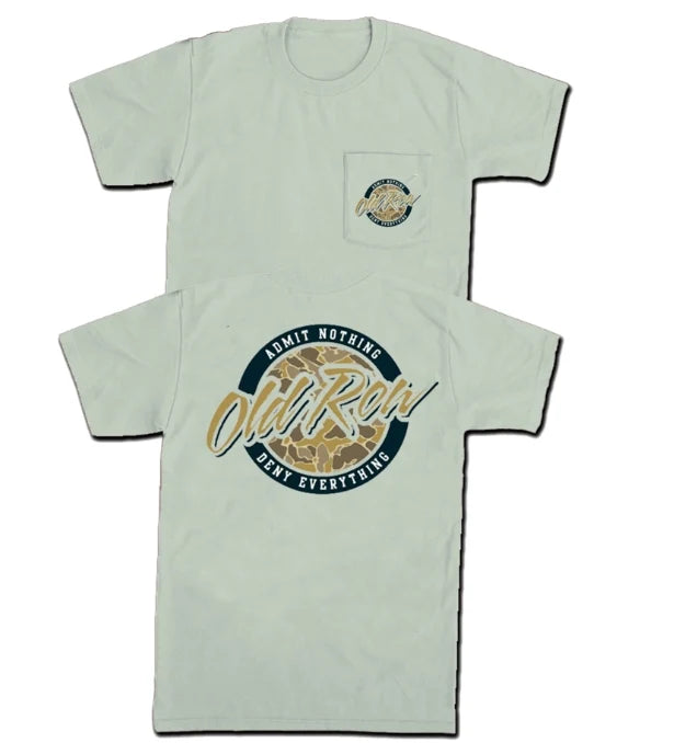 80s Camo Circle Pocket Tee