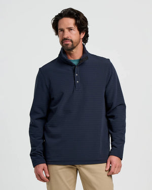 Men's Gridback Fleece Snap Pullover