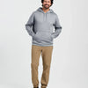 Men's Bamboo Northcoast Fleece Pullover Hoodie - Heather Grey