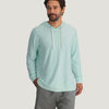 Men Bamboo Slub Hoodie II - Tropic Sea