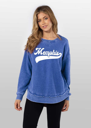 Memphis Campus Pullover - COBALT