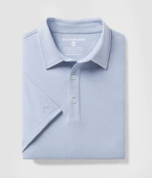 Next Level Perf Polo - DUST BLU