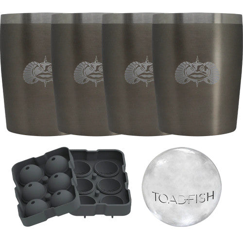 10Oz Rocks Tumbler 4Pk W/Ice