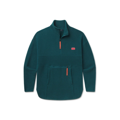 Ashton Marsupial Fleece Pullover-Dark Green
