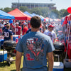 Ole Miss Wagon Tee - Blue Jean