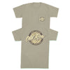 Duck Camo Sandstone Circle Logo Pocket Tee - Sandstone