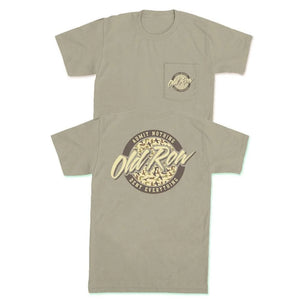 Duck Camo Sandstone Circle Logo Pocket Tee