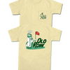 The 19th Hole Golf Bag Pocket Tee - Banana