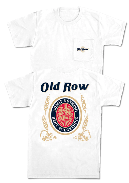 Old Row Retro Can Tee - WHITE