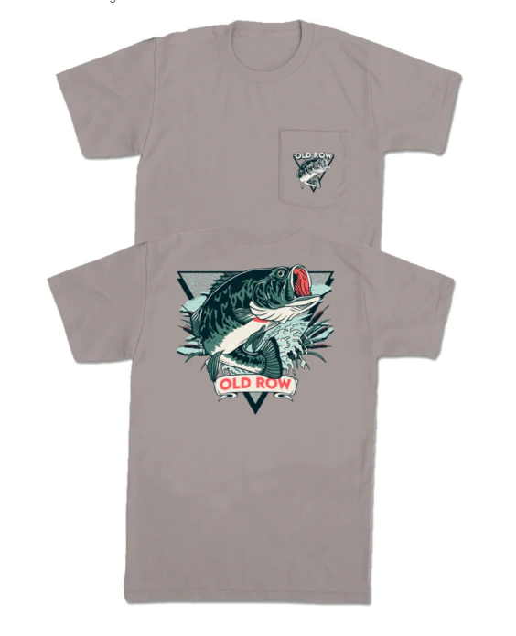 Outdoors Bass Triangle Pocket Tee