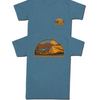 Outdoors Camping Tee - Blue