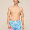 5.5" The Flock Parties Lined Swim Trunk - Turquoise/Aqua