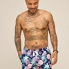 5.5" The Tropic Like Its Hots Swim Trunk - Navy