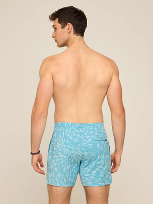 5.5" The Turquoise Tides Swim Trunk