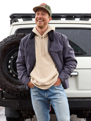 The Smoked Glass Full Zip Canvas Jacket