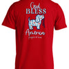 God Bless America Pup Tee - Red