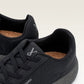 Adyro Primo 2.0 sneaker in Jet Black with cork insole detail and gray sole