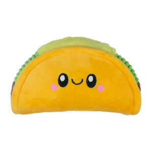 Plush Taco with Squeaker Dog Toy