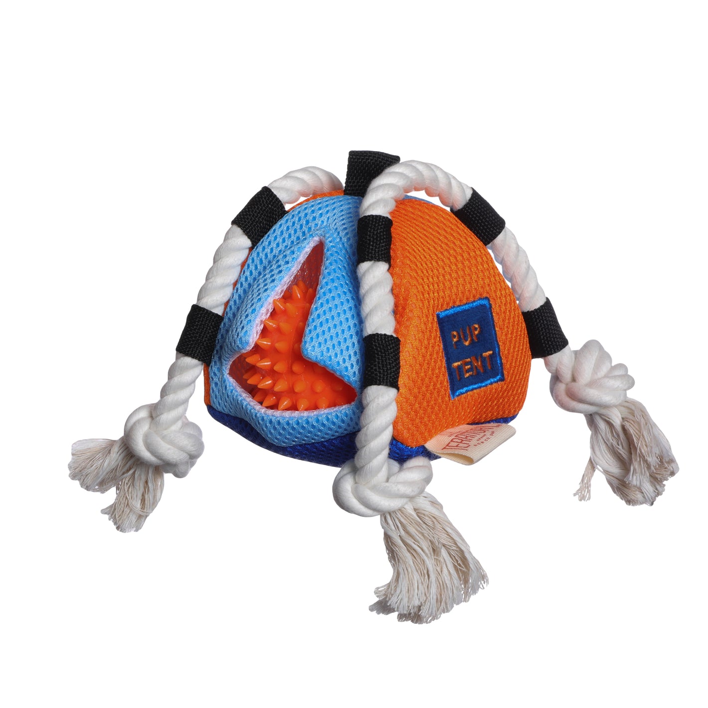 2-in-1 Pup Tent 8" Dog Toy