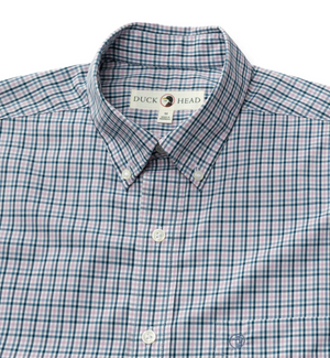 Benton Plaid Poplin Perf Ls