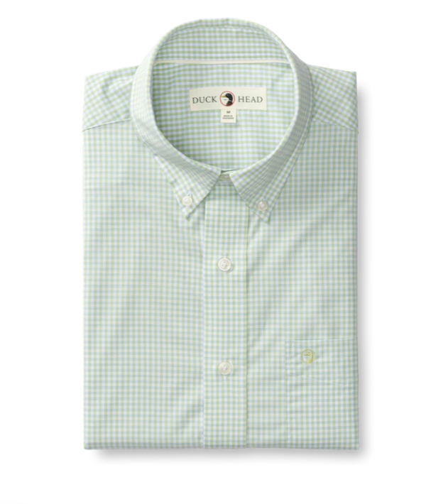 Mitchell Gingham Long sleeve Performance Poplin