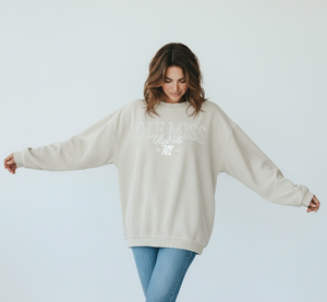 Univ of Mississippi Corded Pullover Shirt