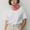 Fleece Neck Gaiter Pnc - Peach & Cream