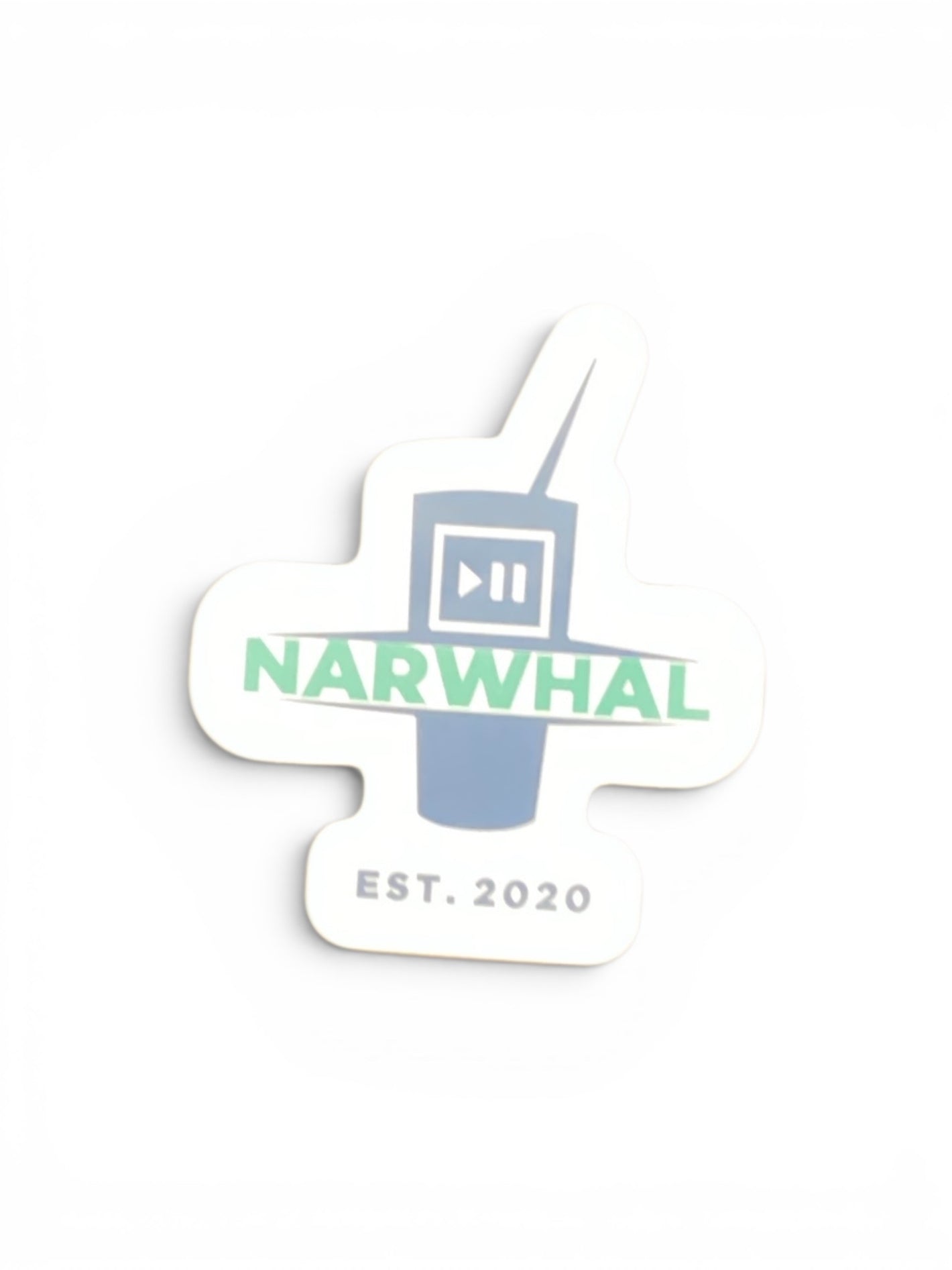 Narwhal Speaker Sticker