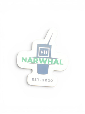 Narwhal Speaker Sticker