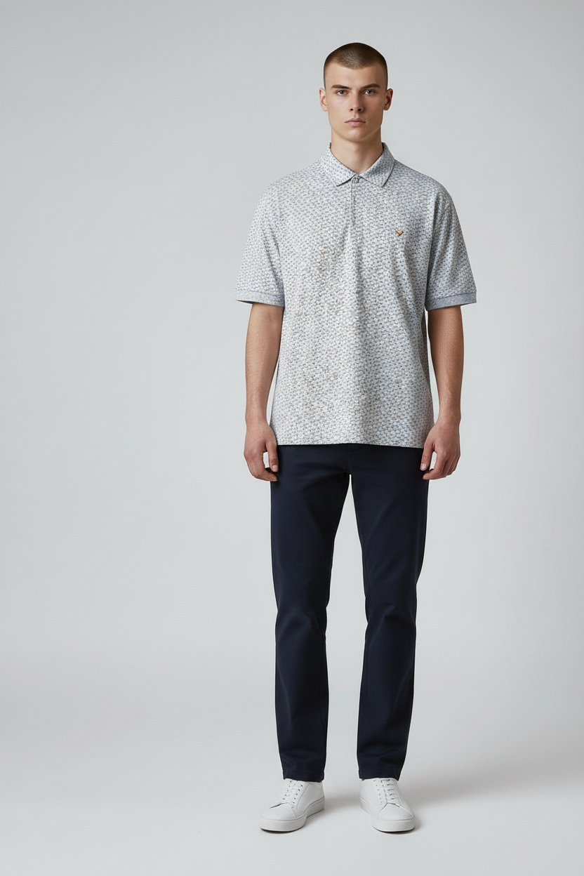 Cotton Brothers Duck Print Polo