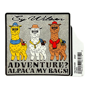 SY Wilson Alpaca My Bags Sticker