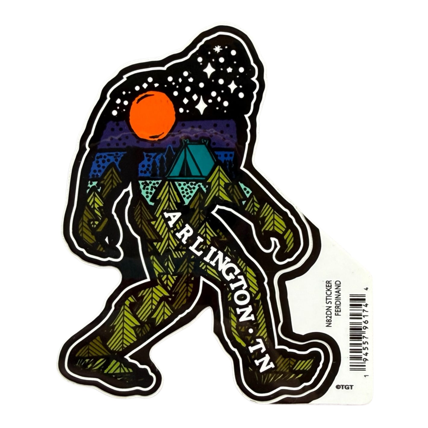 Arlington Bigfoot Ferdinand Sticker