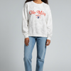 Ole Miss Hampton Mock Neck Sweatshirt - Faded Camo