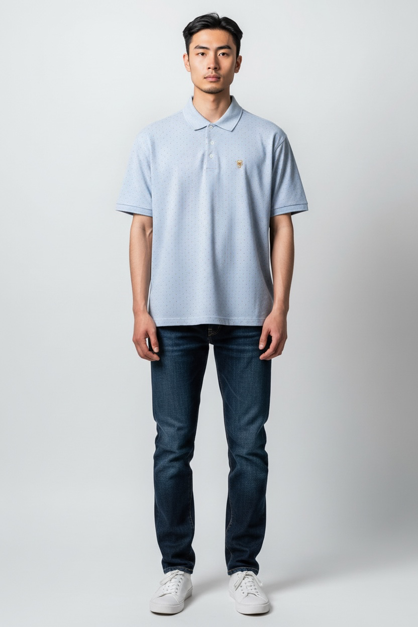 Cotton Brothers Printed Polo