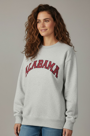 Alabama Hampton Mock Neck Sweatshirt