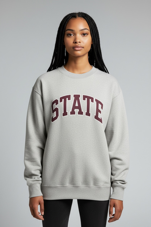 Mississippi State Hampton Mock Neck Sweatshirt