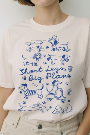 Short Legs Big Plans Tee
