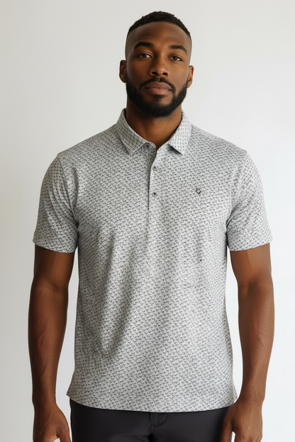 Cotton Brothers Duck Print Oyster Polo