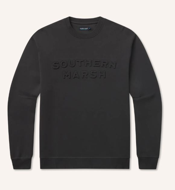 Plateau Embossed Sweatshirt - CHARCOAL