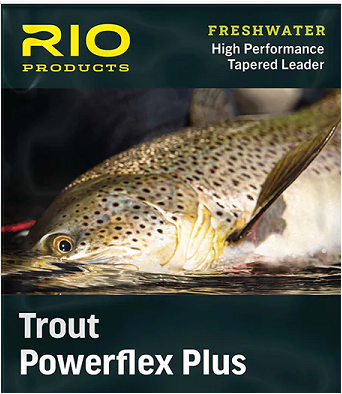 Rio Powerflex Trout 9ft Leader - 3 Pack 4X