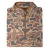 Performance Quarter Zip Shirt - Duck Camo