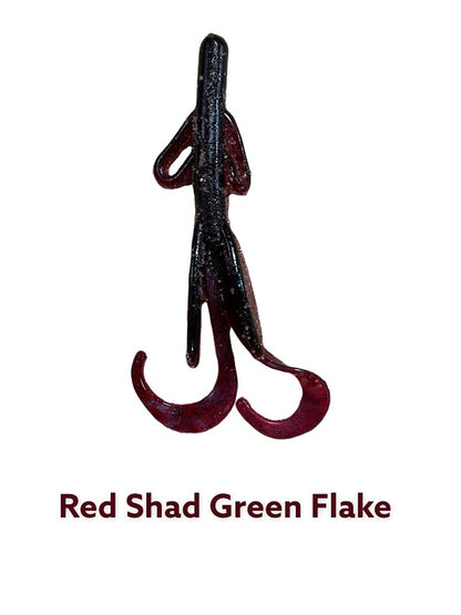 4" Bush Pig W/Craw Cane 12Pk