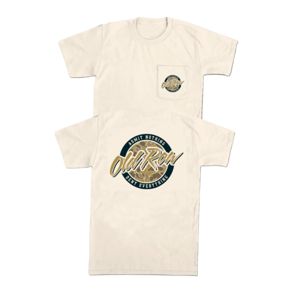 80s Camo Circle Pocket Tee